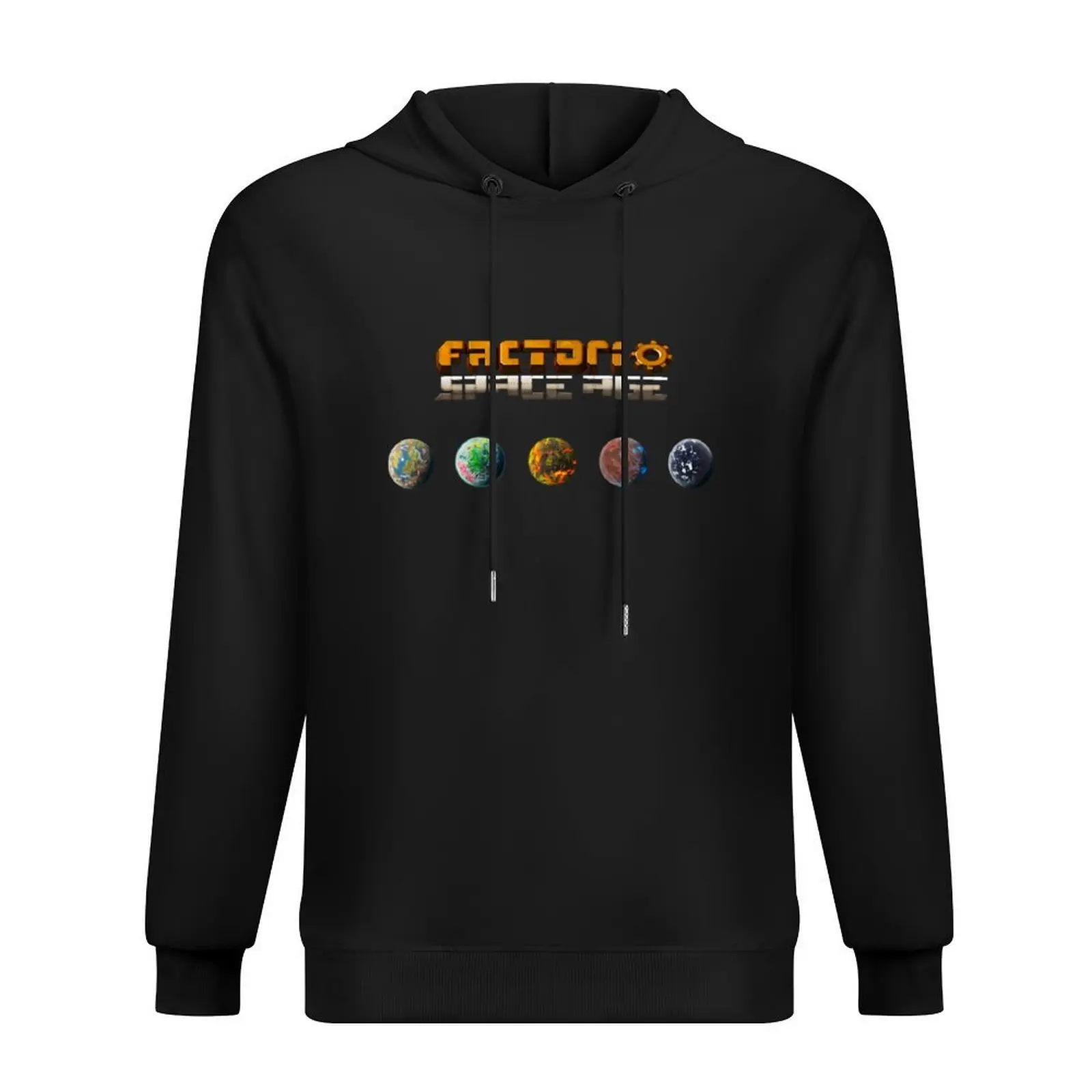 

Factorio Space Age Planets Hoodie men's sweat-shirt anime clothes men wear mens clothing graphic hoodies