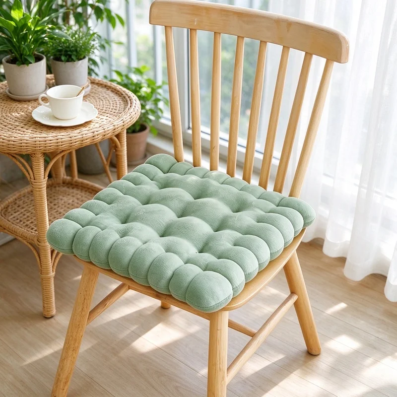 Soft Plush Cookie Cushion Large Comfort Seat Pad Decorative Back Pillow Japanese Tatami Indoor Chair Rest