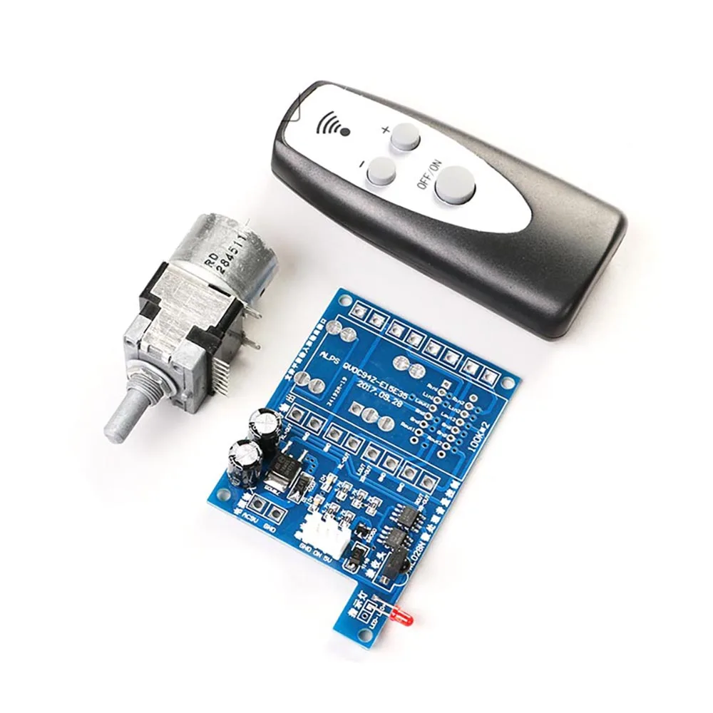 Imagem -04 - Alps Motor Potentiometer Controle Remoto Amplificador Volume Control Panel Preamp Power Amp Headphone Audio 50k 100k