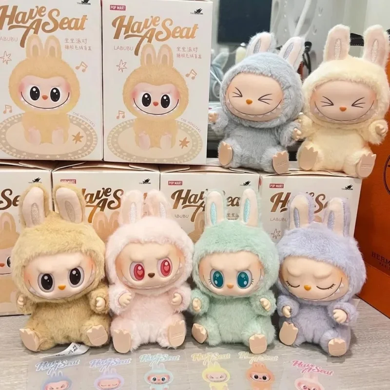 

В наличии подлинная глухая коробка Monsters Labubu, серия для вечеринок, виниловая кукла, подвеска, коллекция украшений, подарок подруге