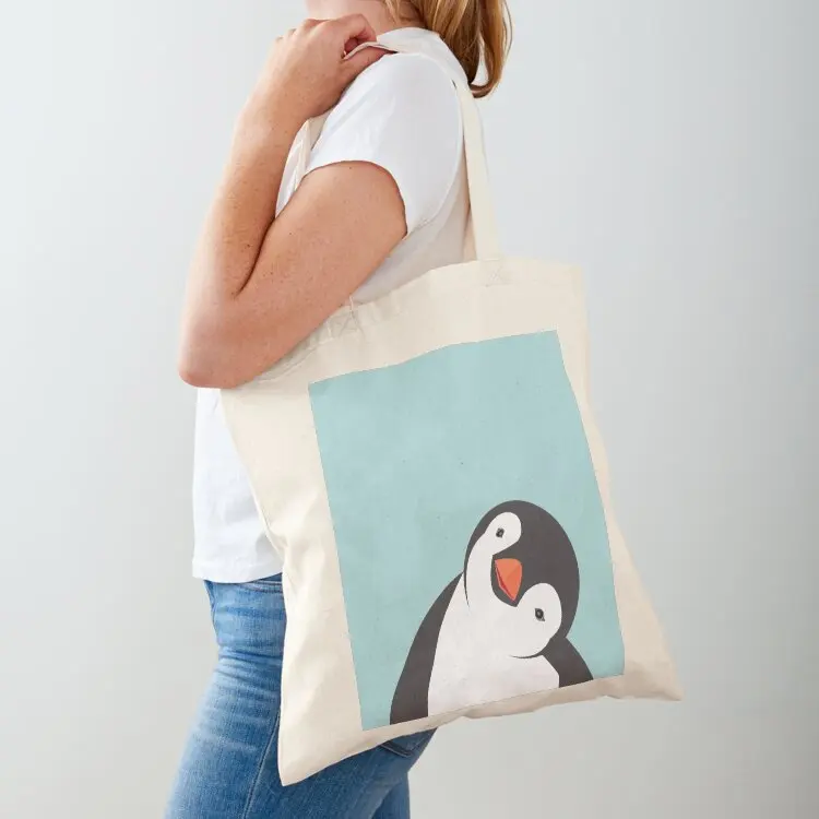 Penguin Tote Bag Women's shopping bag Shopper shopper bag women cute pouch