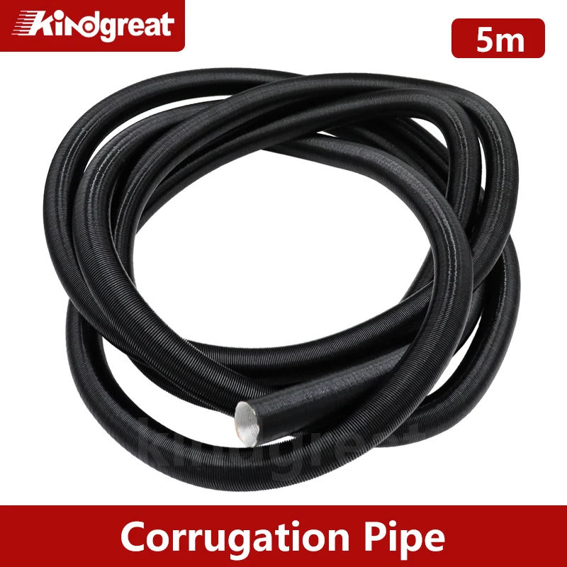 

5 Meters Long 25mm Corrugation Fit for Eberspacher Airtronic D2 D4 D4S Webasto 2kw 5kw Diesel Parking Heater Air Intake Pipe