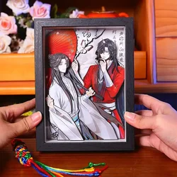 Heaven Official's Blessing Xie Lian Hua Cheng Tian Guan Ci Fu 3D Home Decor Handmade Wall Paintings Room Desktop Ornaments