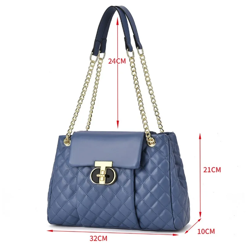 Bolso de mano de diseñador de marca de lujo para mujer, bolso de hombro clásico de gran capacidad, bolso cruzado informal de moda, bolso de mano para ir al trabajo