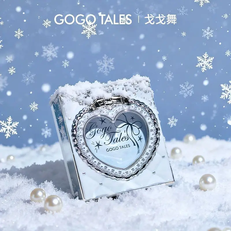 GOGO TALES 9Color Eyeshadow Palette with Dual-Layer Multi-Functional Storage Box Highlighter Blush Contour All-in-One Set Makeup