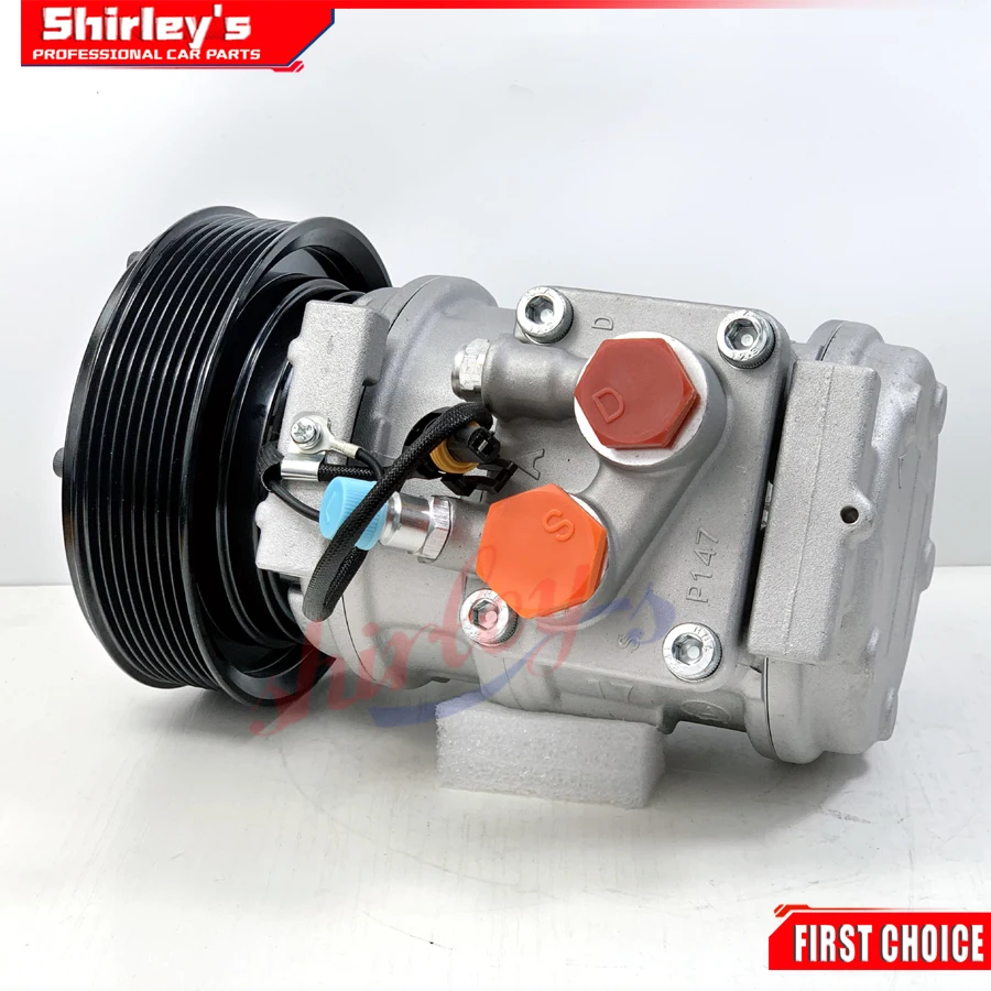 Auto AC Air Compressor For John Deere Tractor AH169875 AN221429 RE196923 RE46609 RE69716 SE501459 SE501462 TY24304 447200-4930