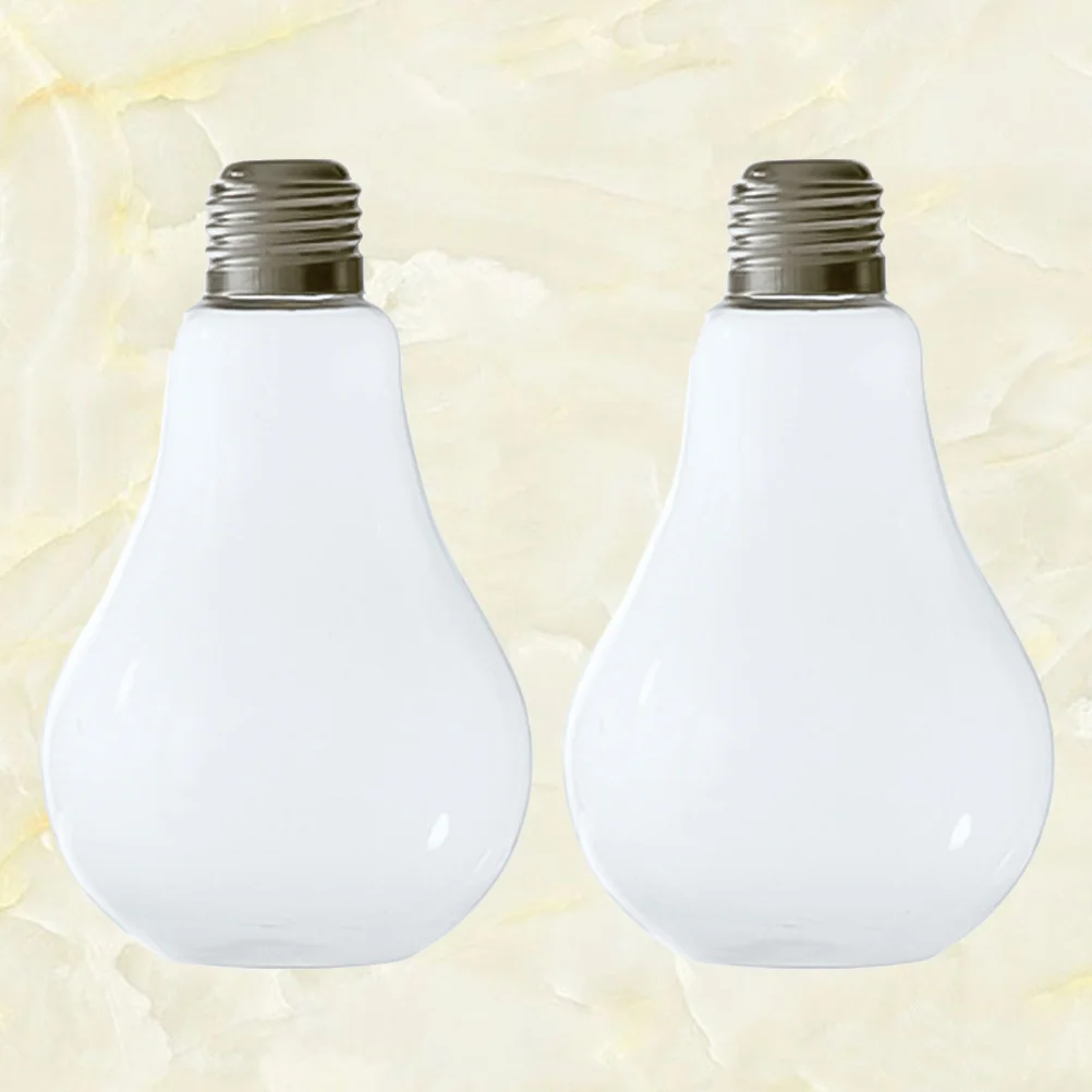 

2Pcs Creative Glass Bulb Vase Terrarium Container Elegance Vitality Decoration Hydroponic Plants Home Office Gift