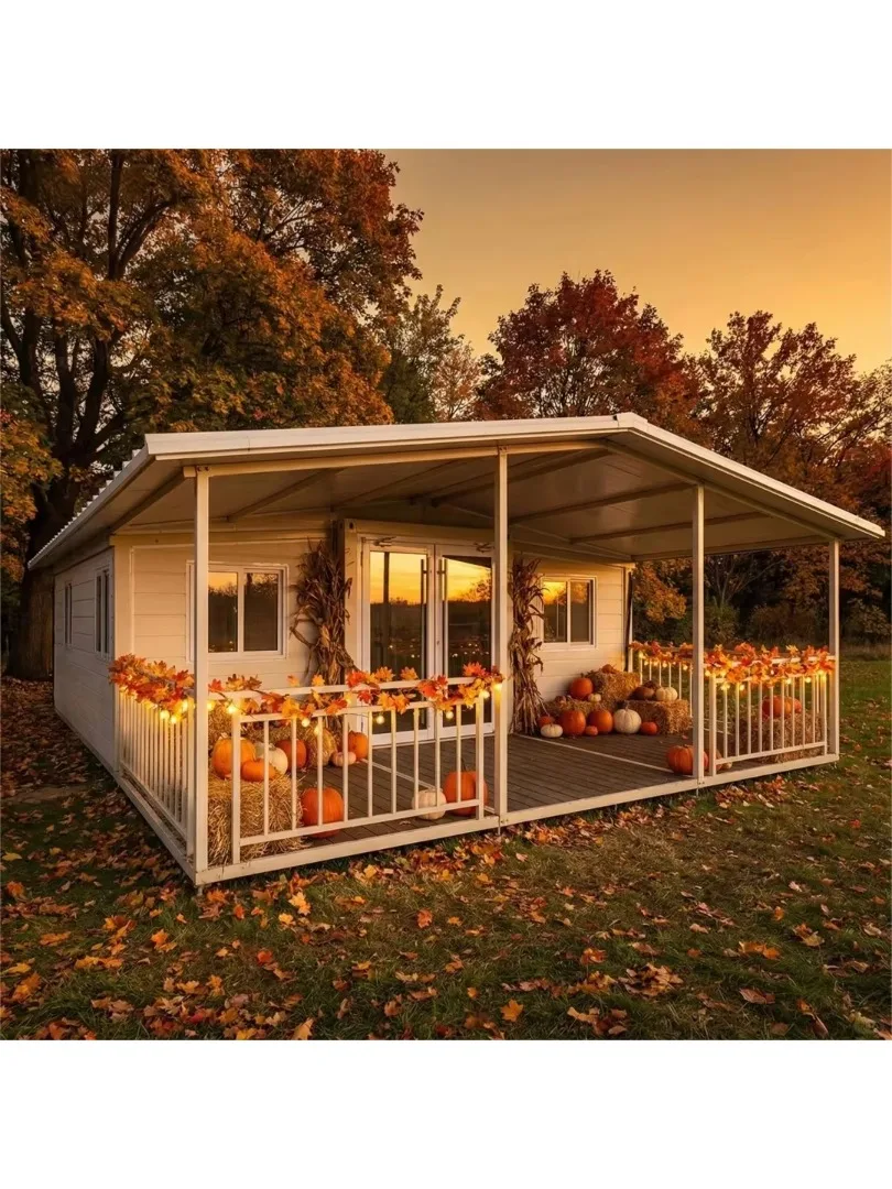 Luxury 40Ft Prefabricated Movable Modern Expandable Container House Prefab Shipping Portable Container House Customizable House