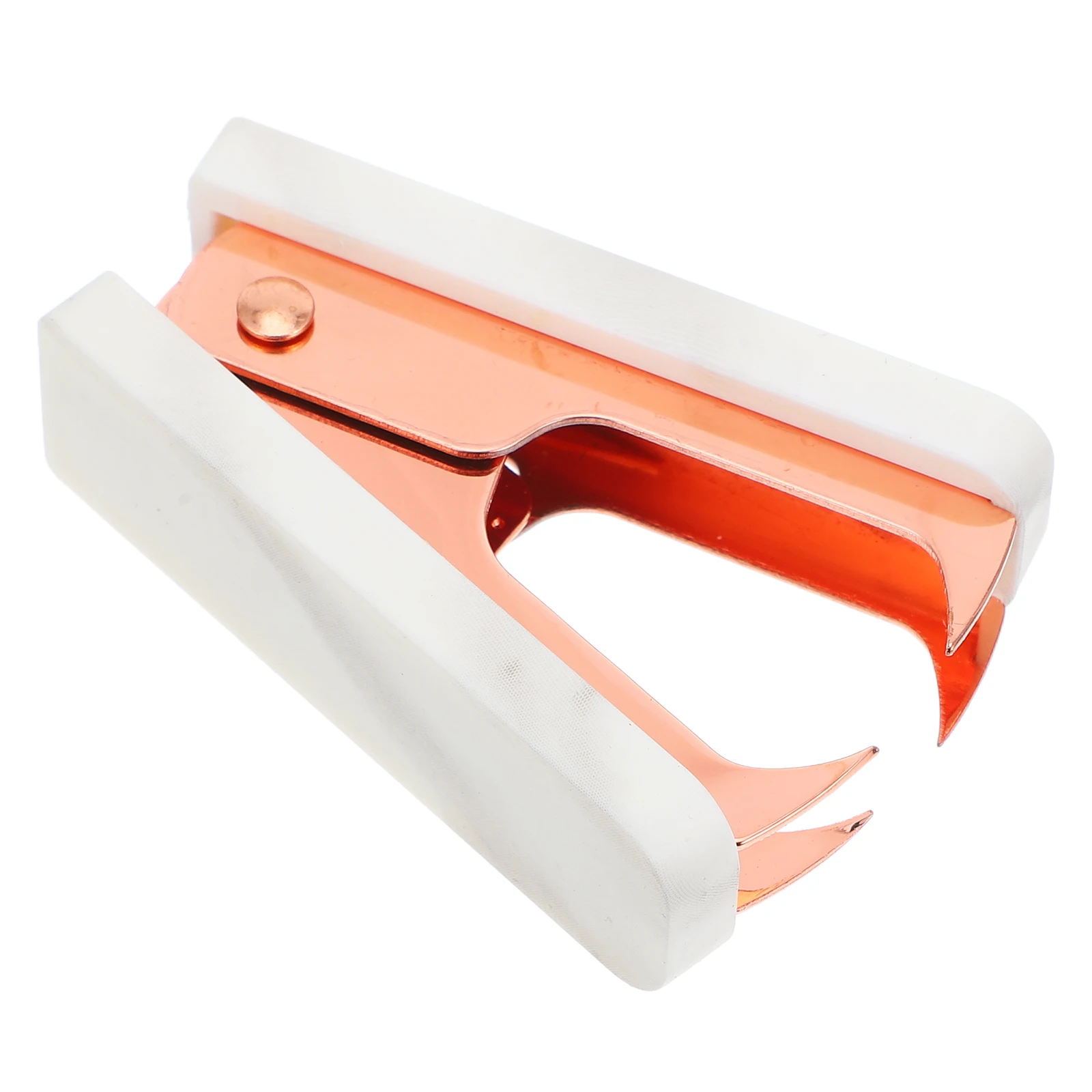 

Luxury Rose Gold Acrylic Staple Remover Metal Office Home School Desk Supplies Elegant ABS Long Lasting