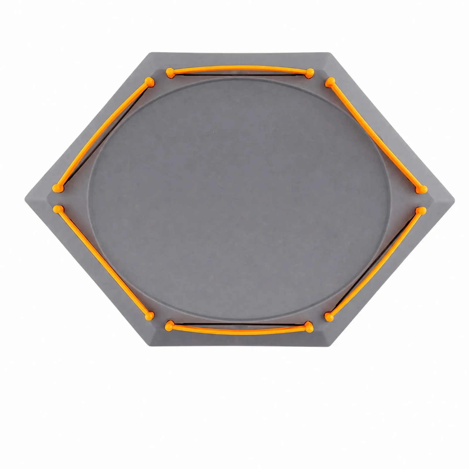 Spinning Top Plaything Hexagonal Battle Stadium Plastic Toy Arena for Kids Game Circle Fun