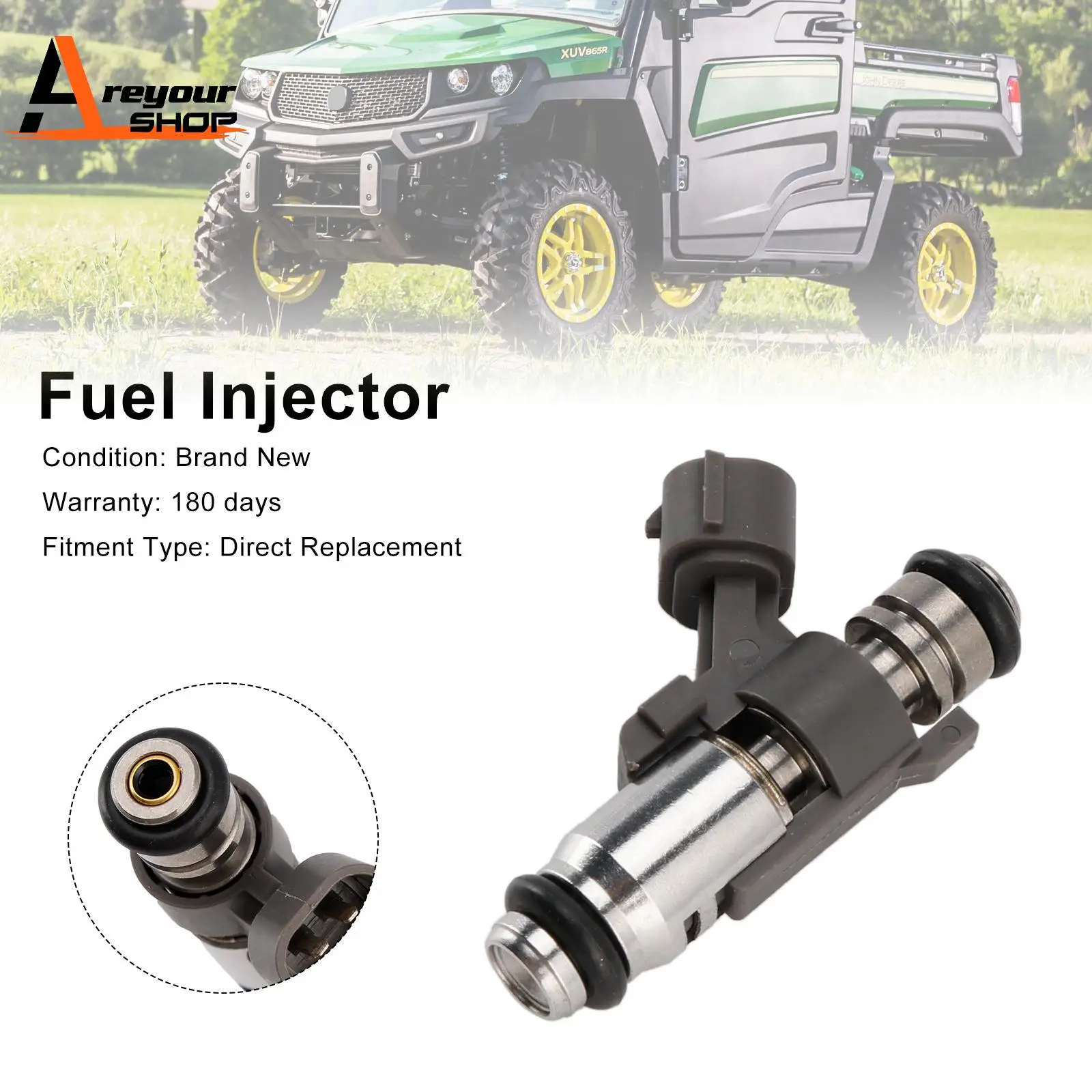 

1PCS Fuel Injector AUC11700 Fit for John Deere Gator XUV835M XUV835E XUV825E