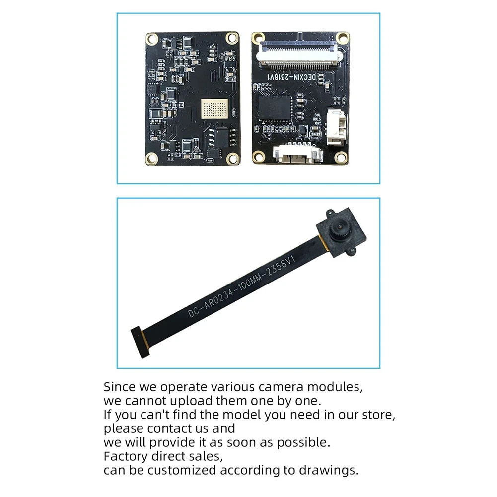 Tägliches USB Global Shutter Split-Kameramodul 1080P90-Rahmen AR0234 Industriekamera Hochgeschwindigkeitserfassung ohne Fahren B