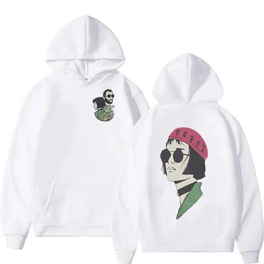 Movie Leon The Professional Print Hoodie Men Women Fleece Fashion Pullover Sweatshirt Retro Harajuku Oversized Hooded Streetwear