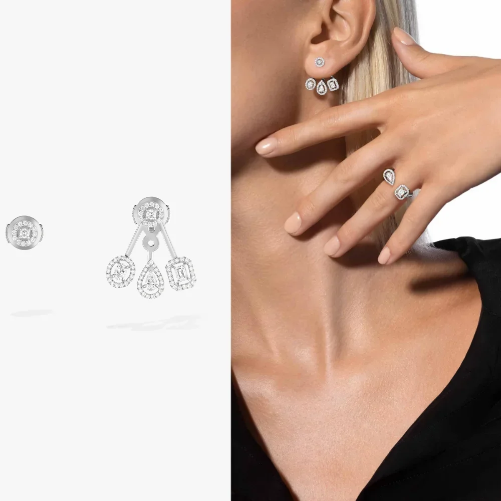 S925 gioielli di lusso orecchino in argento moda nuovo spedizione gratuita per le donne classico stile europeo e americano