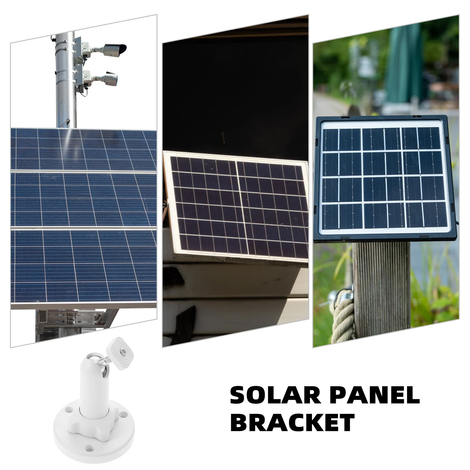 

Solar Panel Mount Brackets ABS Plastic Security Wall Ceiling Mount Adjustable Holder Outdoor Stand Flexible