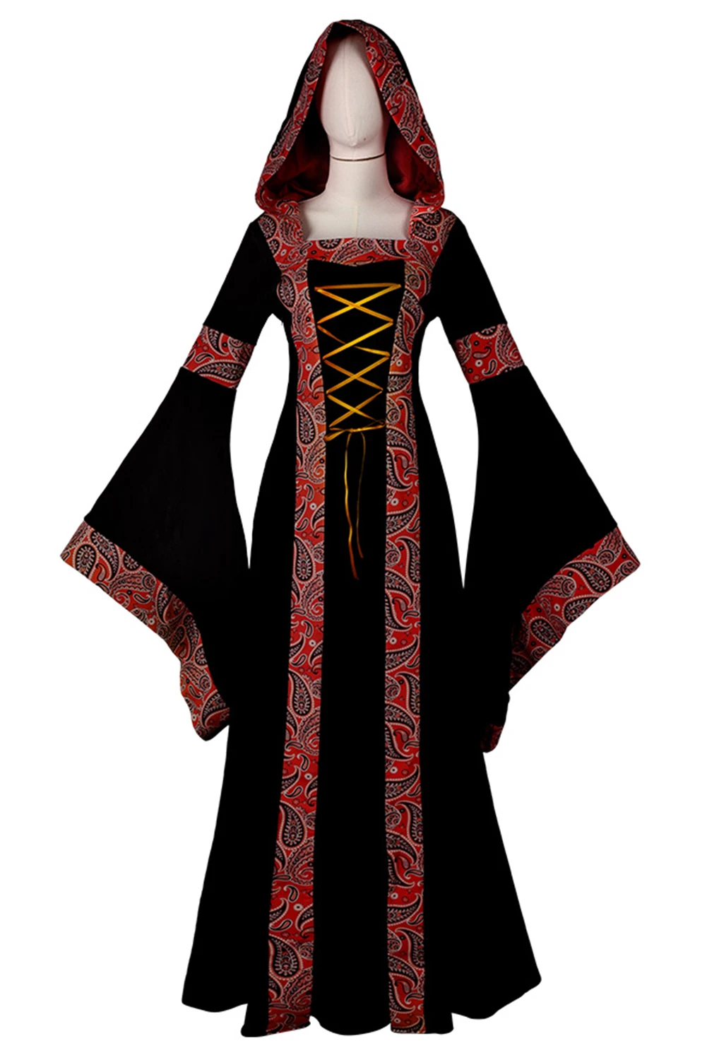 

Wholesale Medieval Vampires Cosplay Role Play Vintage Velvet Dress Victorian Gothic Retro Stage Costume Women Outfits Fantasy