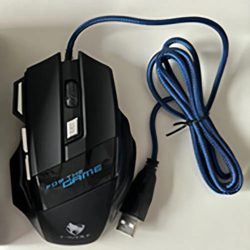 Ratón con cable con luz RGB, ergonómico colorido, Esports, ratón con cable iluminado, ratón con cable USB RGB, accesorios de ordenador