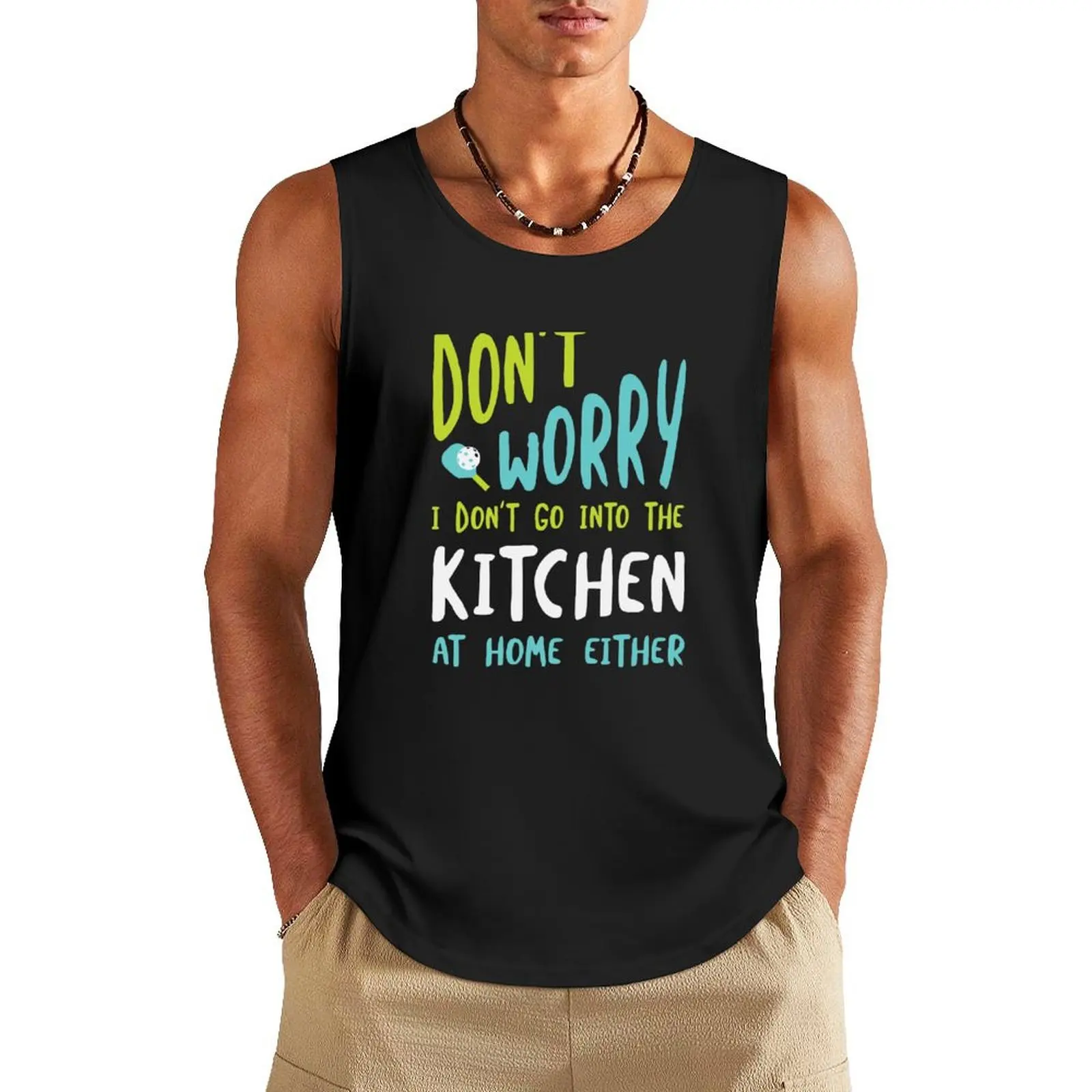 Funny Pickleball Kitchen for Pickleball Players Tank Top sleeveless quick-drying t-shirt Sleeveless top