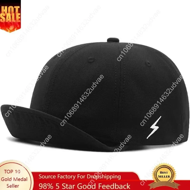 

Vintage Short Brim Cap for Men Women-Unique Running Flip it Cap Hat with Small Brim-Classic Style for Daily Use