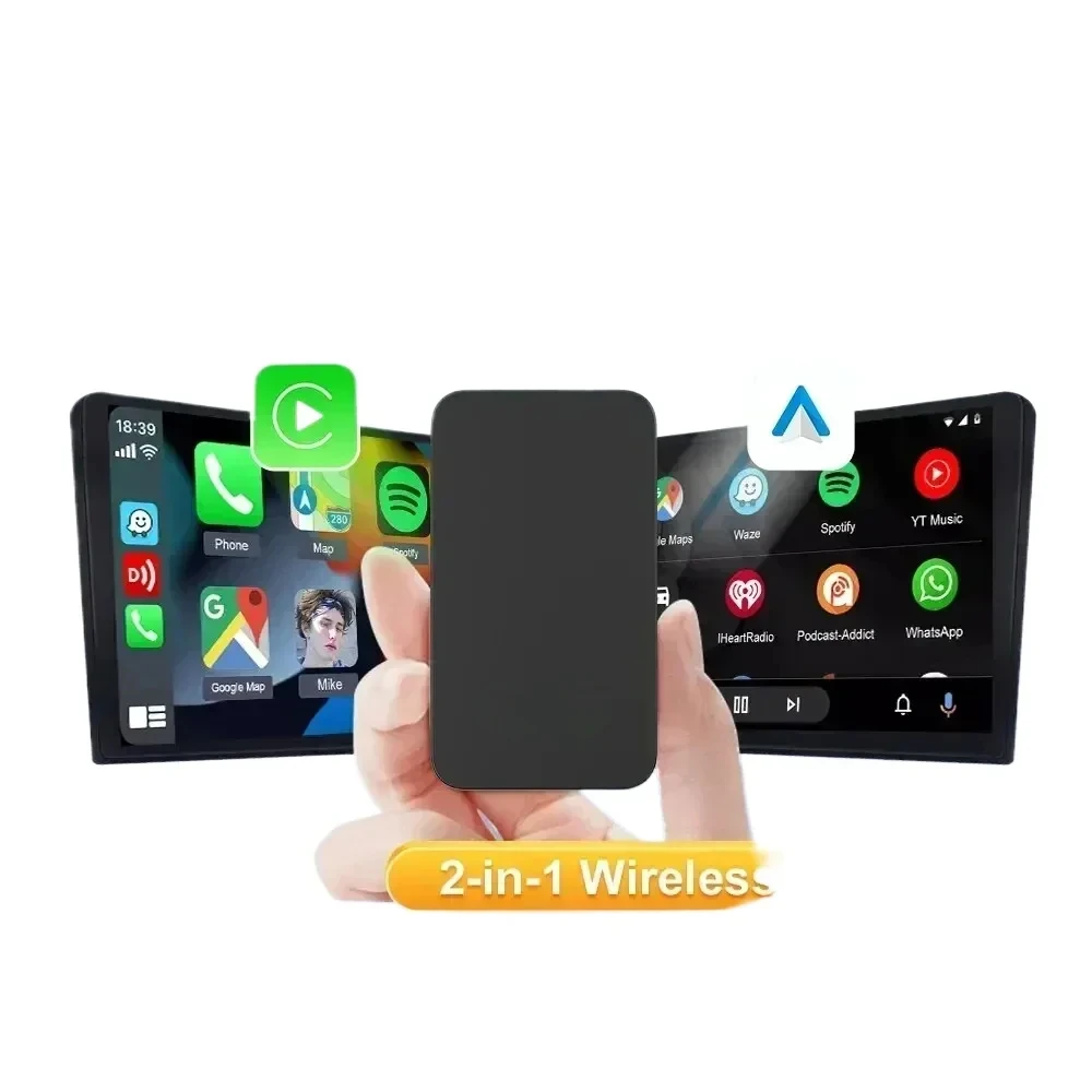 

Wireless CarPlay or Android13 Auto Adapter 3 in 1 Wireless Car Adapter car accessories