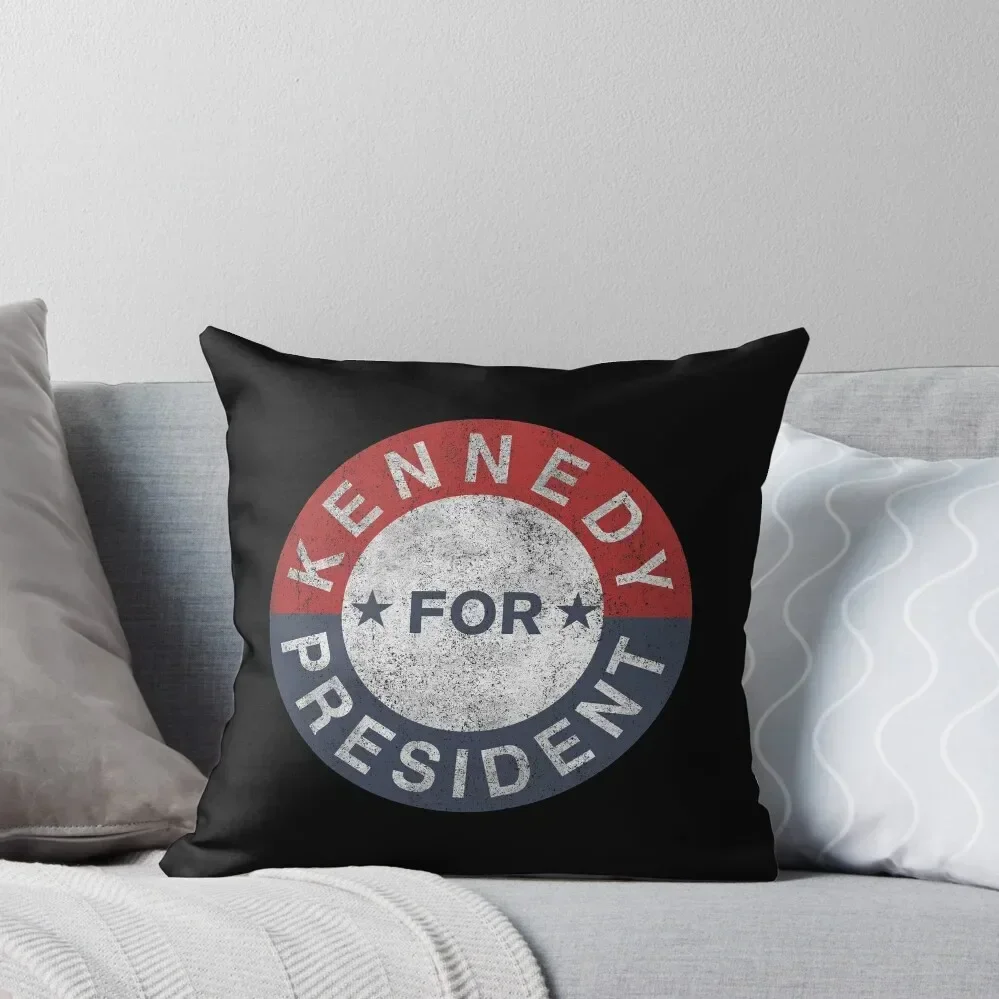 خمر JFK كينيدي للرئيس 1960 رمي وسادة أريكة وسادة غطاء وسائد أريكة فاخرة غطاء الوسائد وسادة