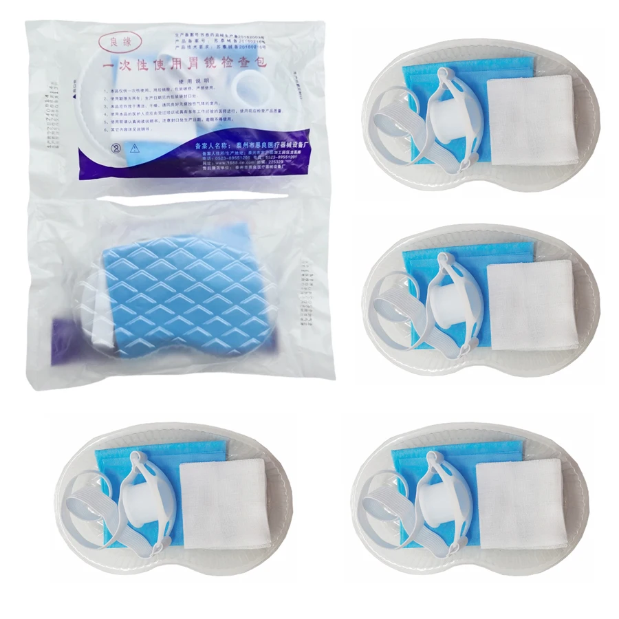 4Bags Disposable Gastroscopy Package Enteroscopy Package Examination Kit Endoscopy Care Package
