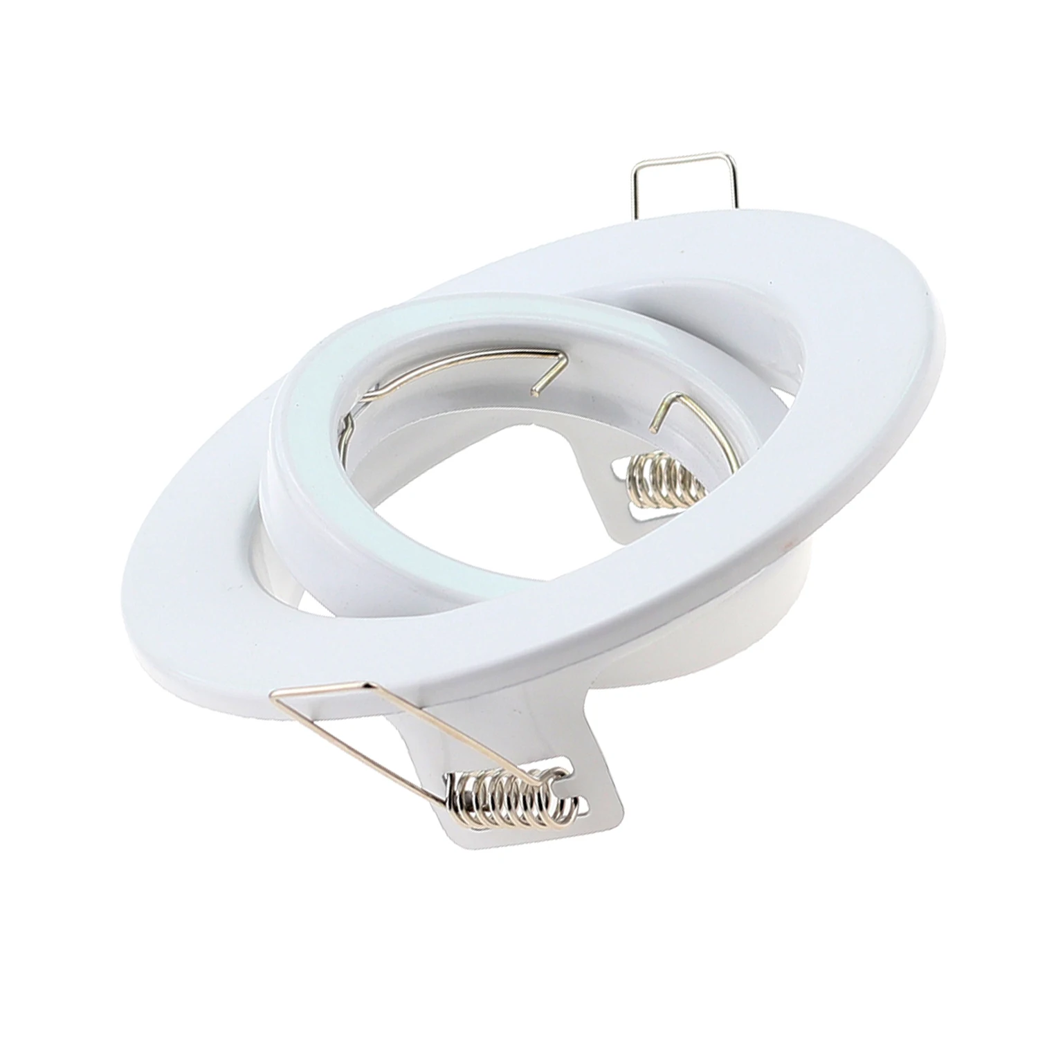 CE RoHs White Round LED Bulbs Fixture Ceiling Bulb Lamp Frame Recessed LED Spot Light Frame GU10 MR16 Led Downlight Fittings