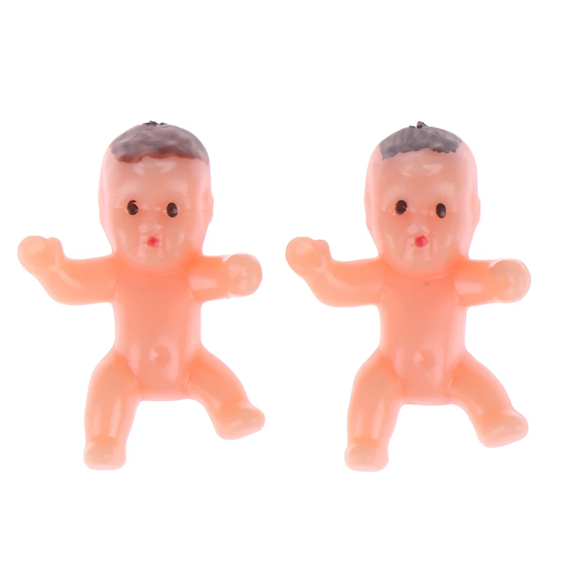 10/20/60Pcs 1 Inch Mini Plastic Baby Kids Dool Model Toys High Quality Rubber Doll Japan