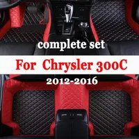 Car floor mats for Chrysler 300C （Sedan）2012 2013 2014 2015 2016 Custom auto foot Pads automobile carpet cover