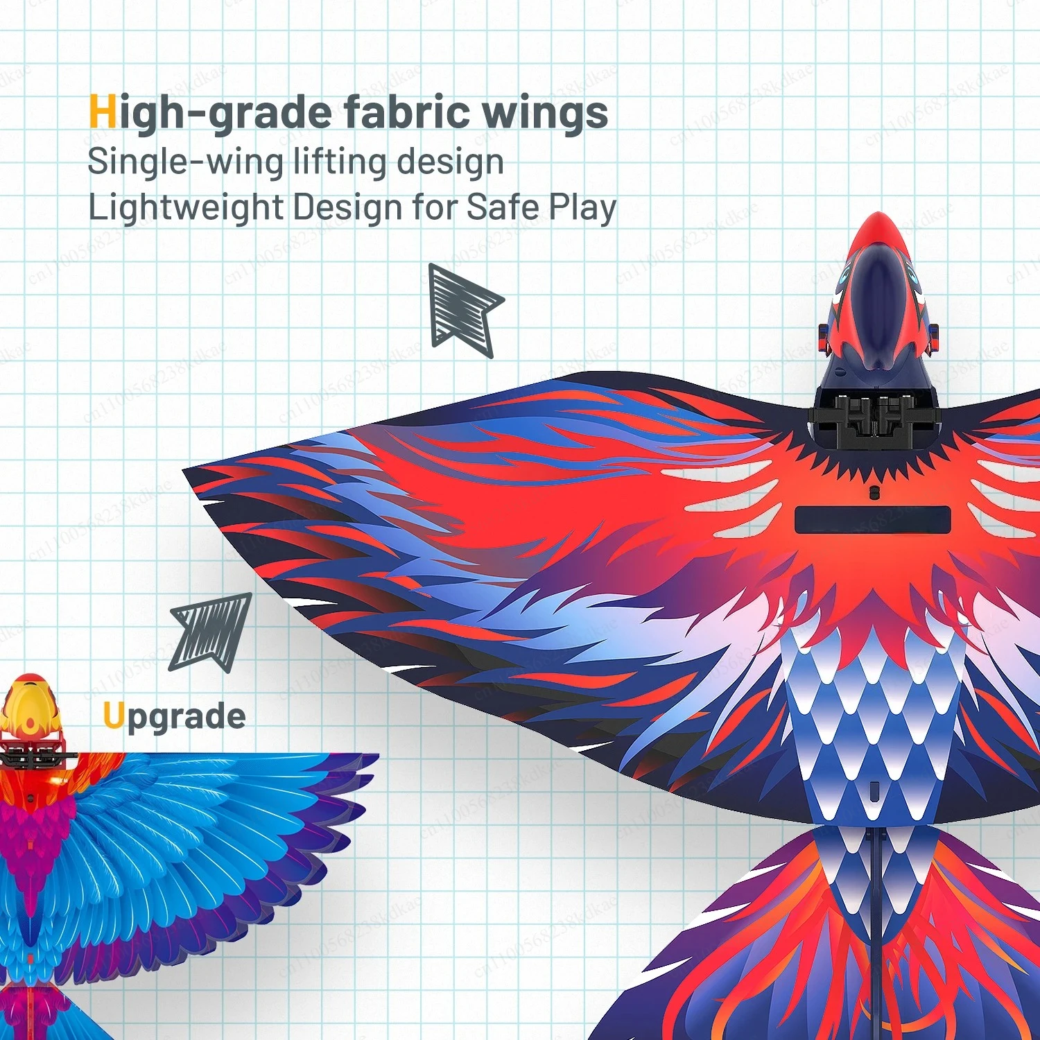 Flapping‑Wing Flying Bird Model Electronic Aircraft Hobby Assembly Kit For Adults And Users