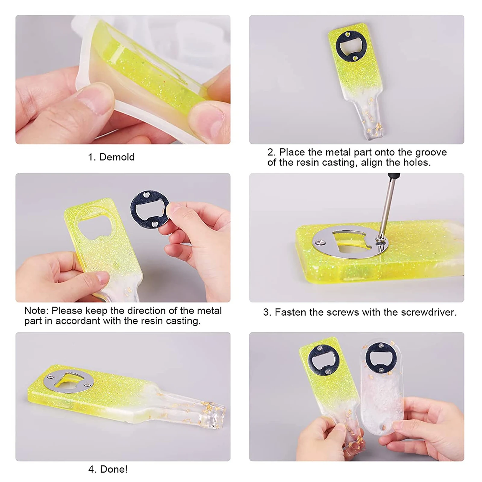 K stampi in resina apribottiglie, stampi in silicone