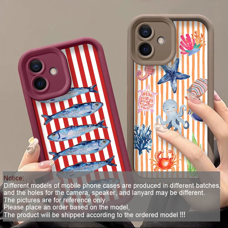 Funny Sardines Color Fish Mari - Phone Cases Funny ulasan dan harga