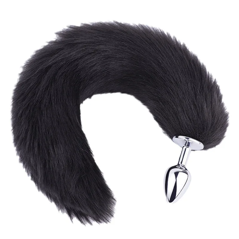 Sexy Fox Tail Plug Adult Cosplay Women  Sex Toys Soft Hair Wild Anal Plug Anus Equipment Exotic Accessories Gay Party Cosplay 18