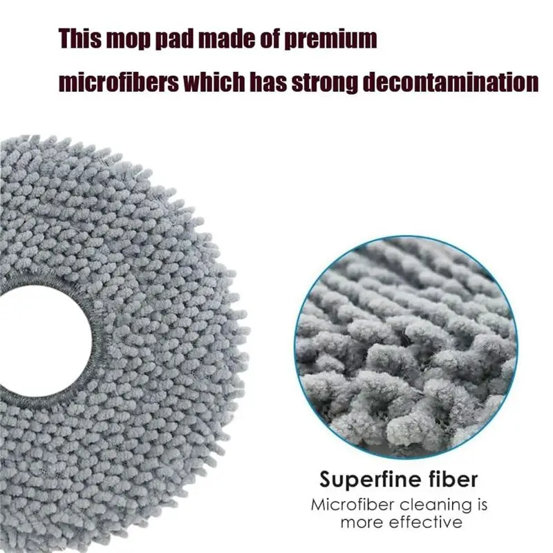ABKJ-Replacement Parts For Roborock Qrevo S/Qrevo Maxv/Qrevo Pro Vacuum Cleaner Main Side Brushes HEPA Filters Mop Bags