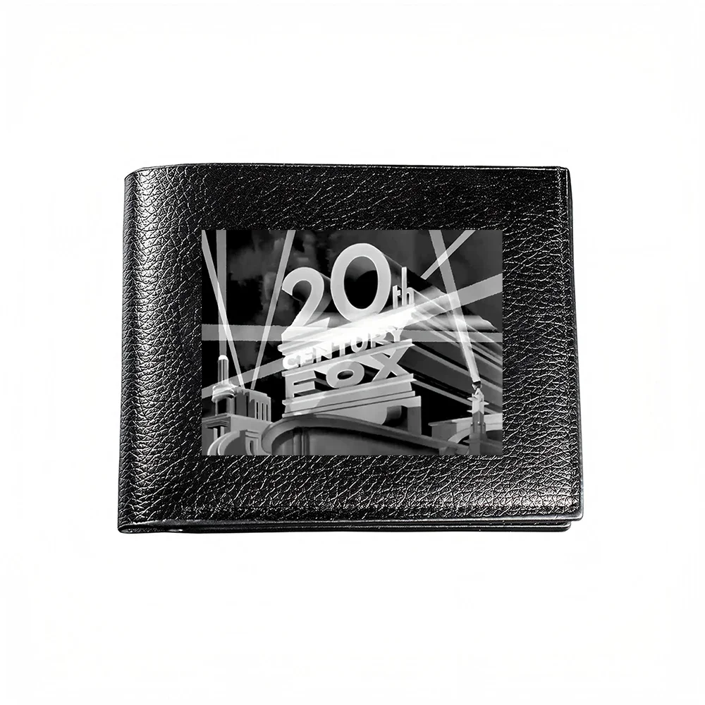 Twenty First Century Box Design Men's Wallet Card Holder Fashion Casual Business Style Print Pattern