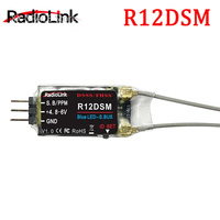 Radiolink R12DSM 2.4G 12Channels Mini RC Receiver SBUS/PPM RX for AT9 AT9S AT10 AT10II Transmitter FPV Racing Drone