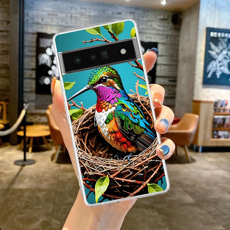 حافظة لهاتف جوجل بيكسل 9 8 7 6 9A 8A 7A 6A 5 4 5A 4A 3A Pro XL غطاء شفاف ناعم وشفاف من البولي يوريثان الطنان #2