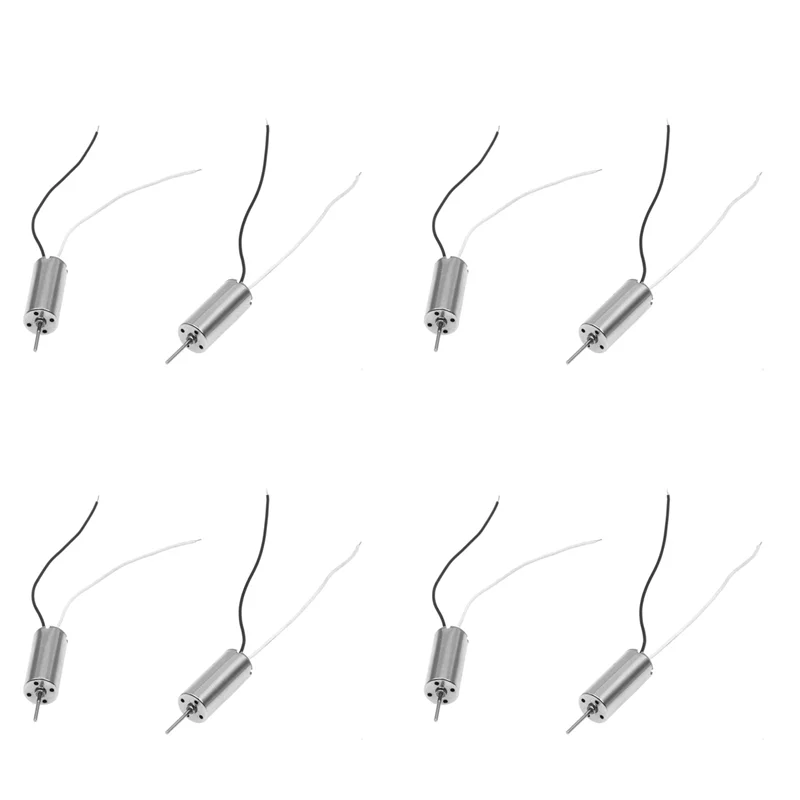 ABGR-8 Stück DC 3,5 V 7 mm x 16 mm Zylinder Mini Coreless Motor für Modellflugzeugspielzeug