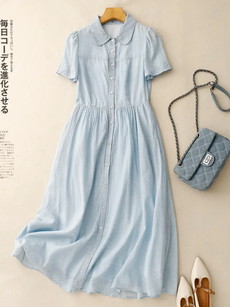 Linen Doll Collar O… - image