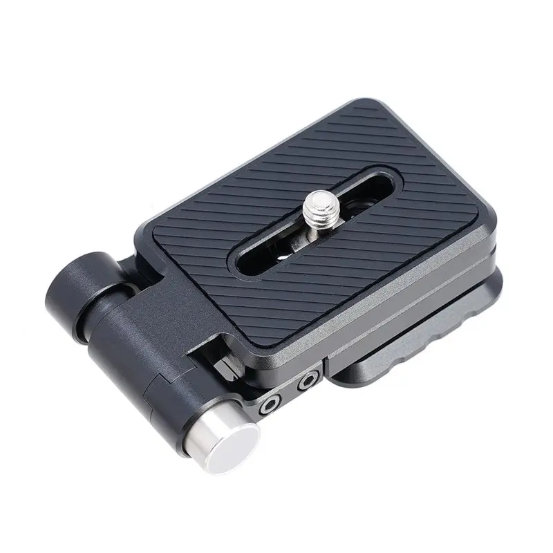 Placa de liberación rápida con soporte en L plegable para cámara ABZZ-DSLR, placa de liberación rápida para cámara Arca Swiss