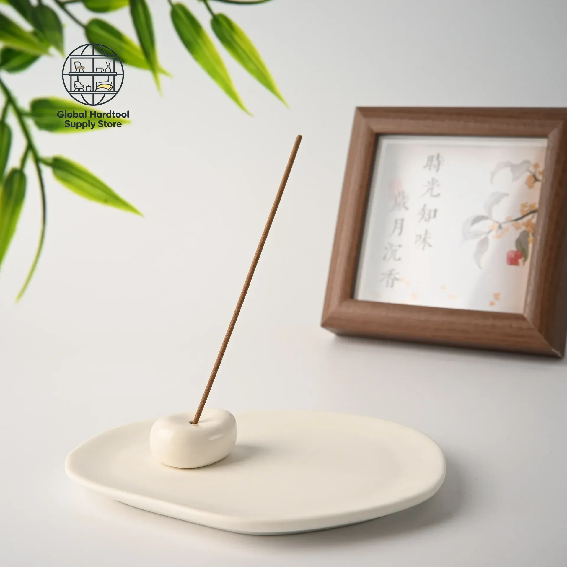 Ceramics  Aroma Holder Incense Holder Teahouse Incense Burner Ornament  Minimalist Reed Diffuser Stand Home Decor Gift