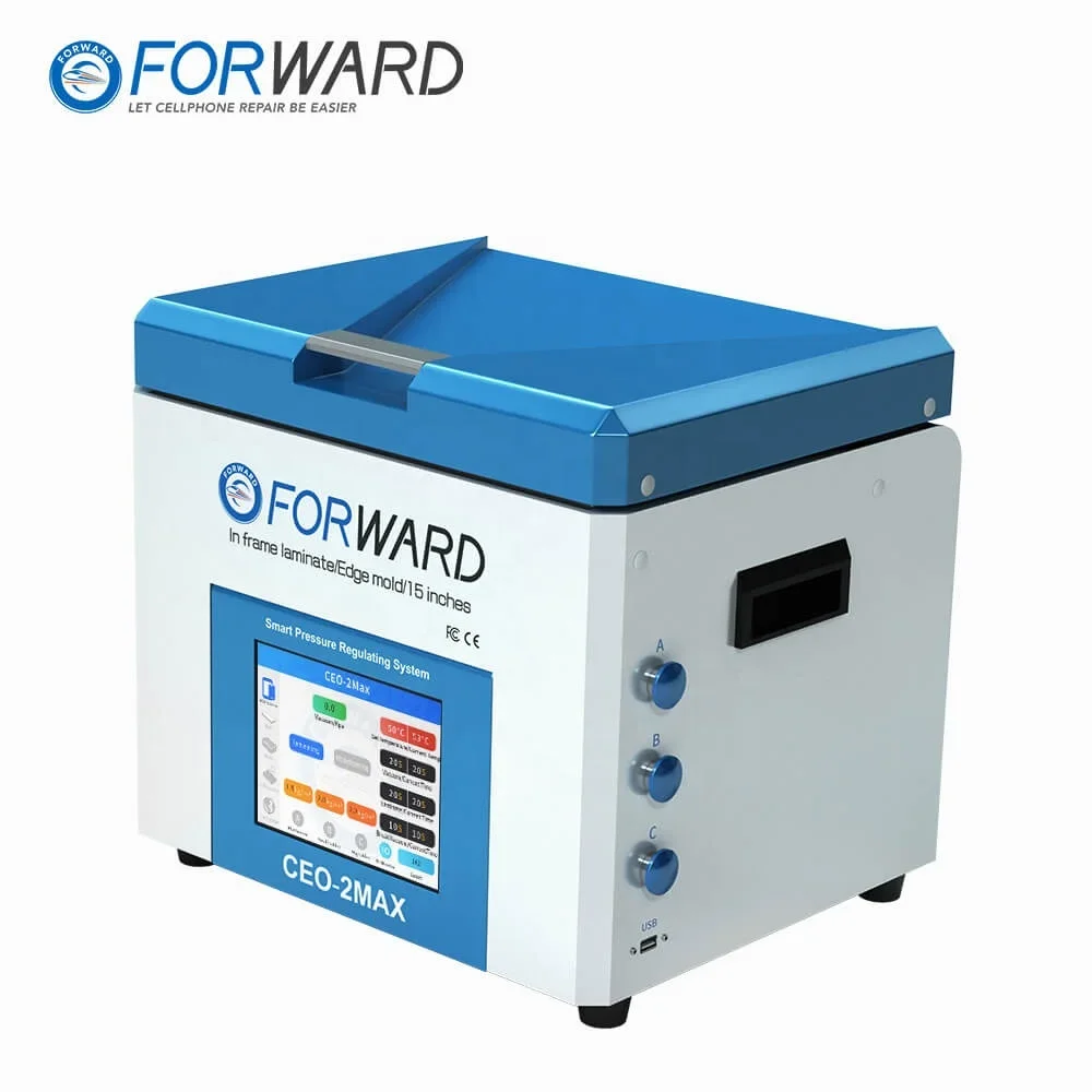 FORWARD New Arrival CEO-2Max OCA Machine Vacuum Laminating Bubble Removal Automatic Edge Flat Tablet LCD Screen Replacement