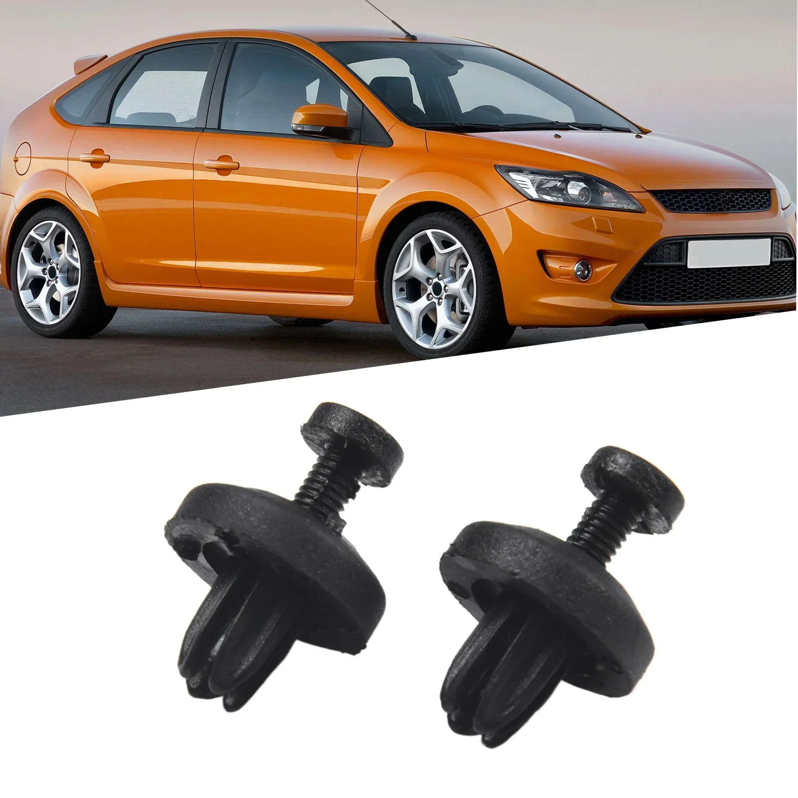 

Springs Clips 1505788 Easy Installation Front Grille High Performance Metal Automotive Practical For Focus 2004-2014