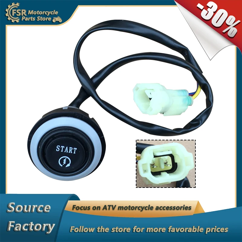 ONE-CLICK START STAR BUTTON ASSY,FOR SEGWAY FUGLEMAN UT10 CREW UT6 VILLAIN SX10 DIFF,P/N:U01M56000001,QUAD BUGGY PARTS