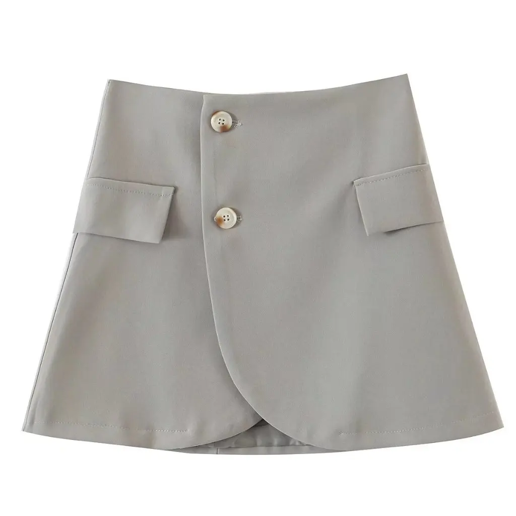 

Gray Elegant Commuter Suit Autumn Winter New Arrival European American Style Women's Fashion Set Wholesale from