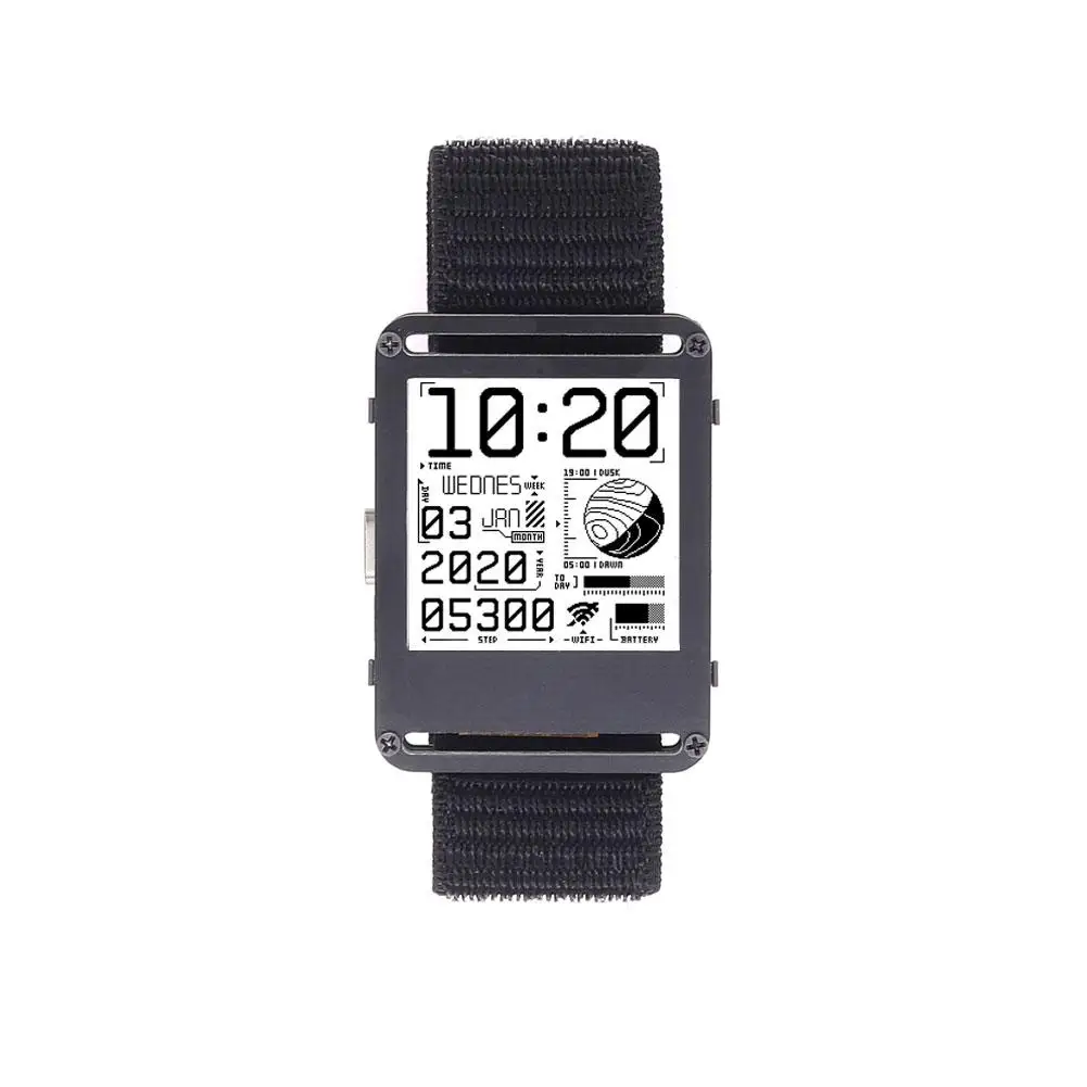 Watchy ESP32 Programmable Electronic Watch Ink Screen Can Switch Wallpapers WIFI Bluetooth Open Source Hardware Software Watch