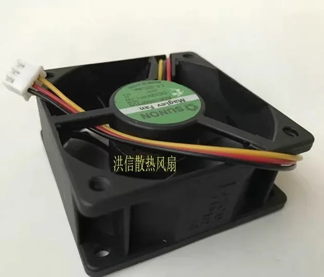 New Fan For SUNON KDE1206PTV2 12V 1.1W Silent Fan 6025 60*60*25MM