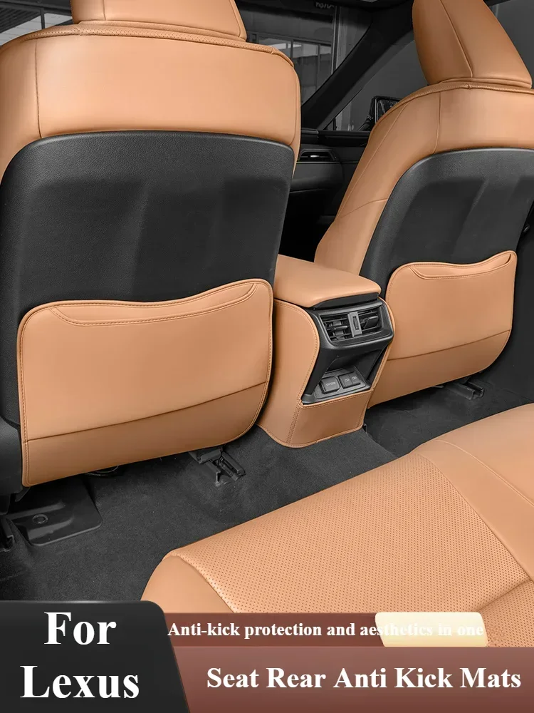 

For Lexus ES200/300h Autumn Seat Back Storage Mat Rear Air Outlet Pad Cover Anti-kick Mat Car Interior Accessories