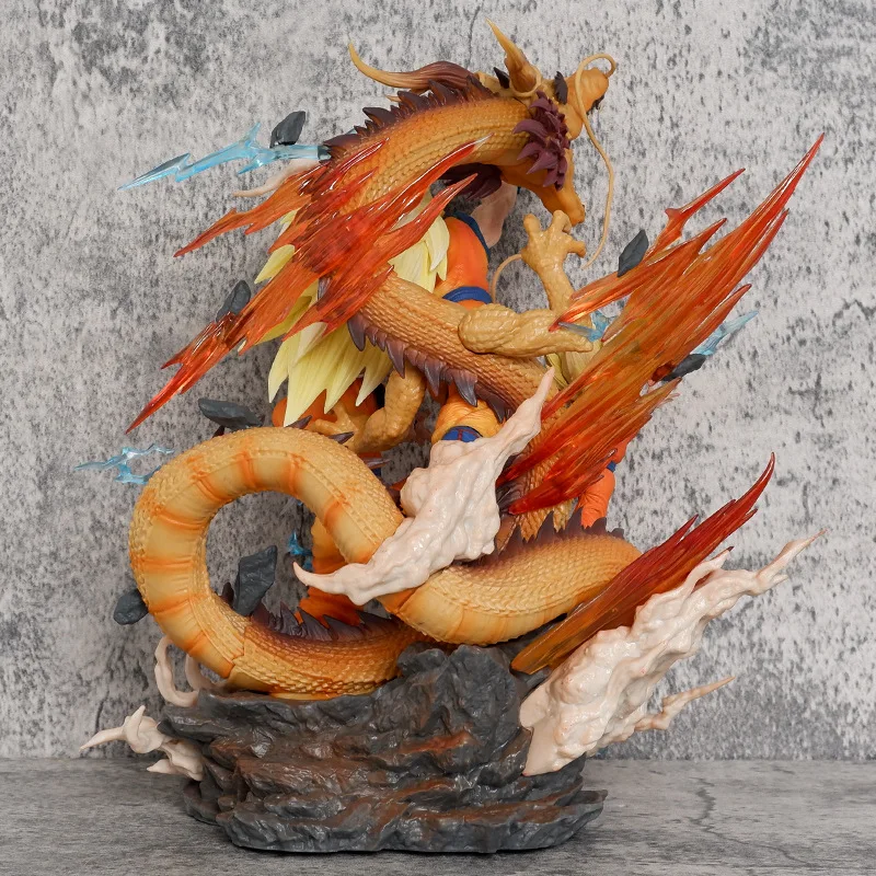 27 سنتيمتر لعبة دراغون بول التنين قبضة سون جوكو سون جوهان سون جوتن أنيمي اليدوية عمل أرقام سطح المكتب حالة تزيين هدية مزخرفة #2