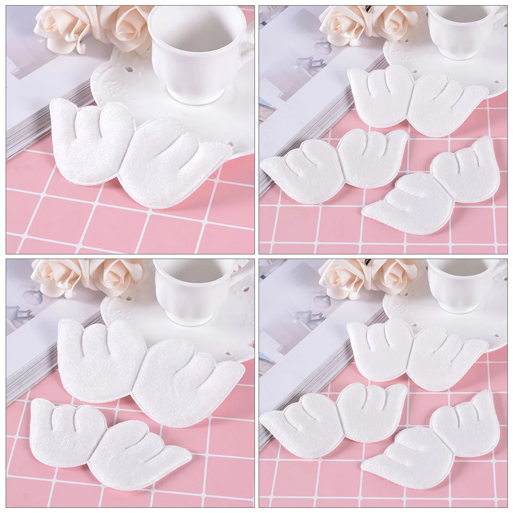 

Angel Wings Jewelry White Decorations Supplies of Angels Imitation Super Soft Miss
